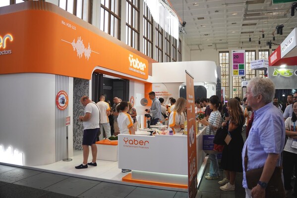 yaber booth on-site (prnewsfoto/yaber technologies co., limited)