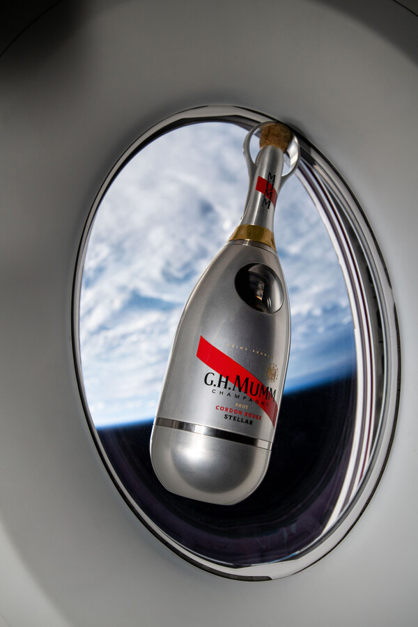 mumm cordon rouge stellar将香槟带入太空